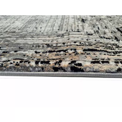 Teppich 140x190 cm STEFANO - grau / schwarz / beige