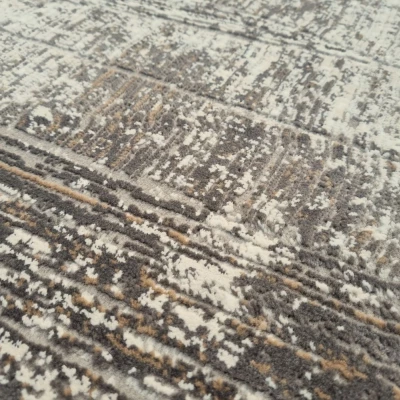 Stück Teppich 140x190 cm STEFANO - gold / braun
