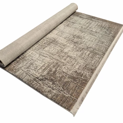 Stück Teppich 140x190 cm STEFANO - gold / braun