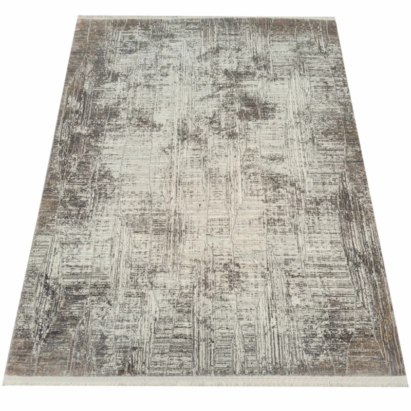 Stück Teppich 140x190 cm STEFANO - gold / braun
