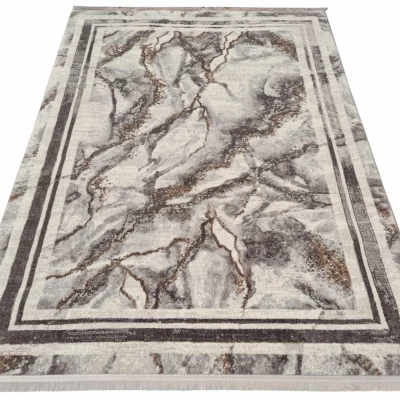 Teppich 140x190 cm STEFANO - gold / beige