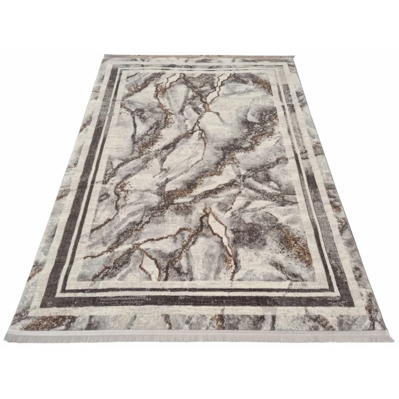Teppich 140x190 cm STEFANO - gold / beige
