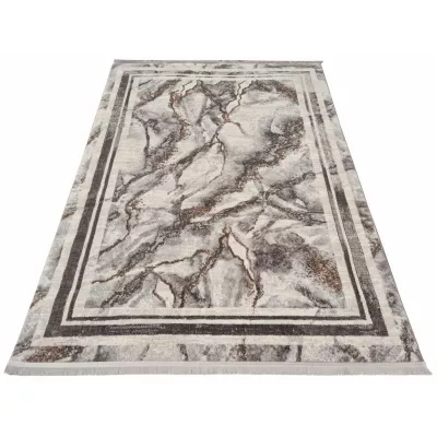 Teppich 140x190 cm STEFANO - gold / beige