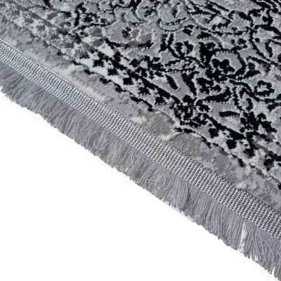 Teppich 180x260 cm STEFANO - grau / schwarz