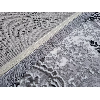 Teppich 160x220 cm STEFANO - grau / schwarz
