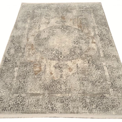 Teppich 140x190 cm STEFANO - beige / gold