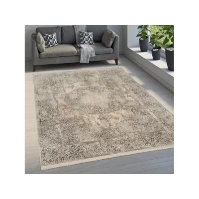 Teppich 140x190 cm STEFANO - beige / gold