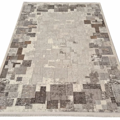 Teppich 200x290 cm STEFANO - braun / gold
