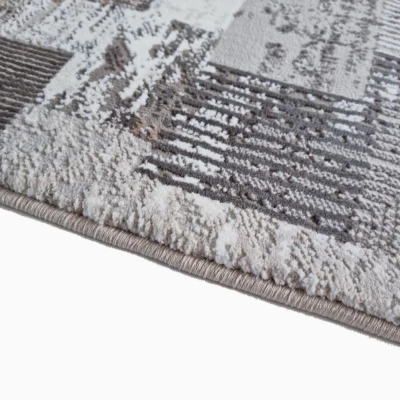 Teppich 160x220 cm STEFANO - braun / gold