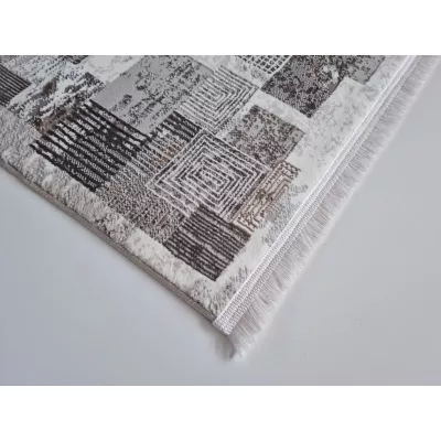 Teppich 140x190 cm STEFANO - braun / gold