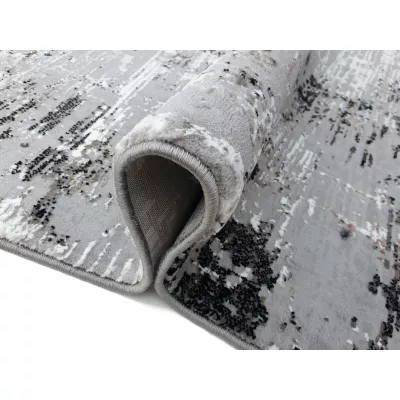 Rechteckiger Einzelteppich 200x290 cm STEFANO - grau / schwarz