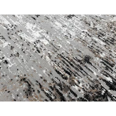 Rechteckiger Einzelteppich 200x290 cm STEFANO - grau / schwarz
