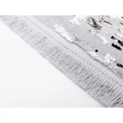 Rechteckiger Einzelteppich 180x260 cm STEFANO - grau / schwarz