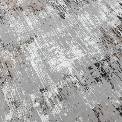 Rechteckiger Einzelteppich 180x260 cm STEFANO - grau / schwarz