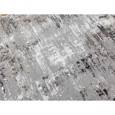 Rechteckiger Einzelteppich 180x260 cm STEFANO - grau / schwarz