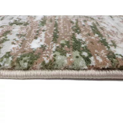 Rechteckiger Teppich 160x220 cm STEFANO - grün / creme