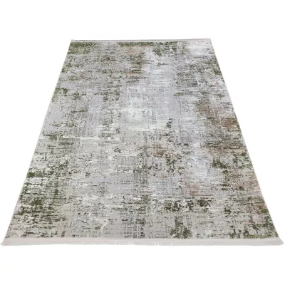Rechteckiger Teppich 120x170 cm STEFANO - grün / creme