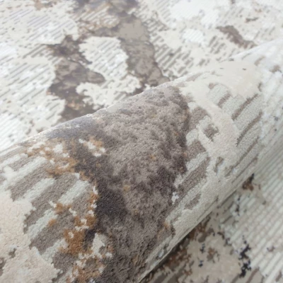 Rechteckiger Teppich 120x170 cm STEFANO - creme / gold