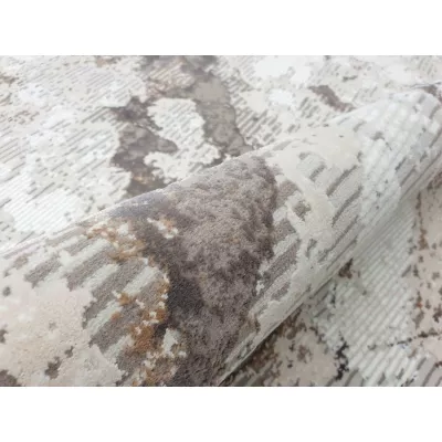 Rechteckiger Teppich 120x170 cm STEFANO - creme / gold