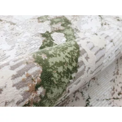 Rechteckiger Teppich 200x290 cm STEFANO - creme / grün