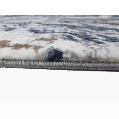 Rechteckiger Teppich 160x220 cm STEFANO - grau / blau