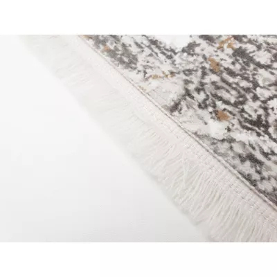 Rechteckiger Teppich 180x260 cm STEFANO - weiß / gold