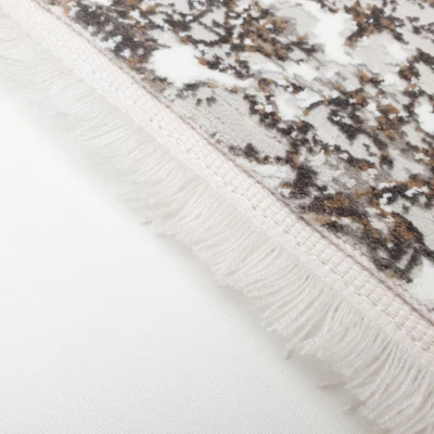 Rechteckiger Teppich 120x170 cm STEFANO - beige / gold