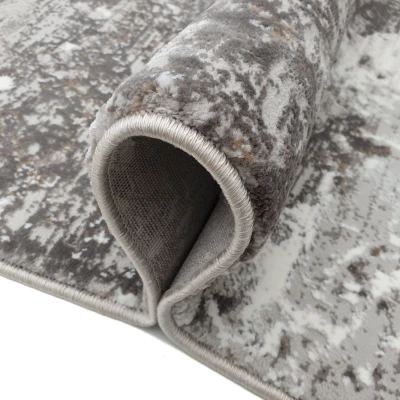 Rechteckiger Teppich 80x150 cm STEFANO - beige / gold
