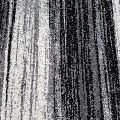 Stück Teppich 140x190 cm RAMIRO - grau / weiß