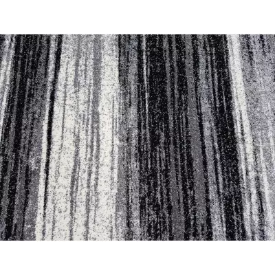 Stück Teppich 140x190 cm RAMIRO - grau / weiß