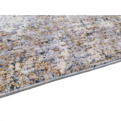 Runder Teppich 160 cm FRANCO - blau / grau