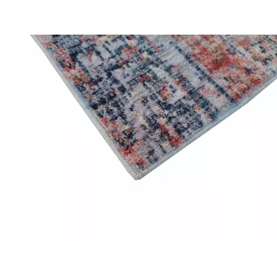 Gemusterter Stückteppich 200x290 cm FRANCO - blau / beige
