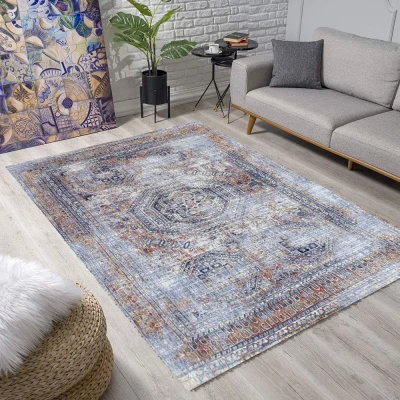 Stück Teppich 200x290 cm FRANCO mit Ornamenten - mehrfarbig