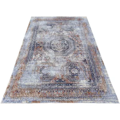 Stück Teppich 200x290 cm FRANCO mit Ornamenten - mehrfarbig