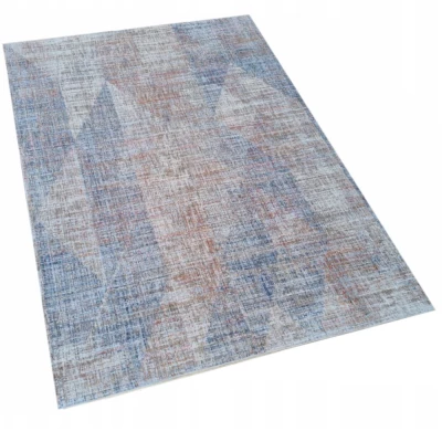 Stück Teppich 200x290 cm FRANCO - mehrfarbig / blau