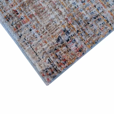 Stück Teppich 200x290 cm FRANCO - mehrfarbig / blau