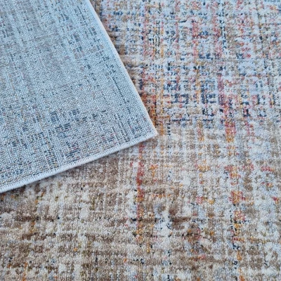 Stück Teppich 120x170 cm FRANCO - mehrfarbig / blau
