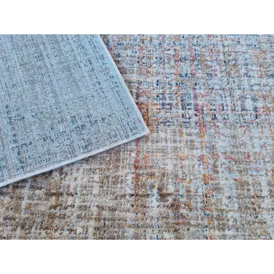 Stück Teppich 120x170 cm FRANCO - mehrfarbig / blau