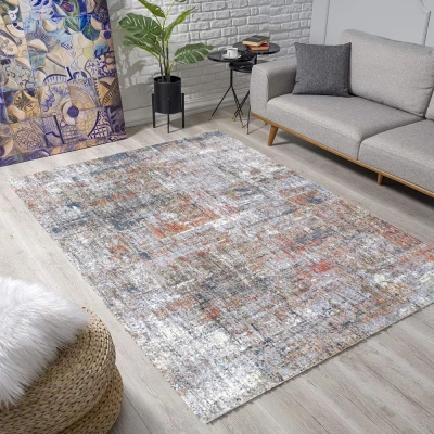 Stück Teppich 200x290 cm FRANCO - blau/grau