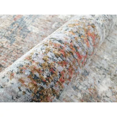 Stück Teppich 200x290 cm FRANCO - blau/grau