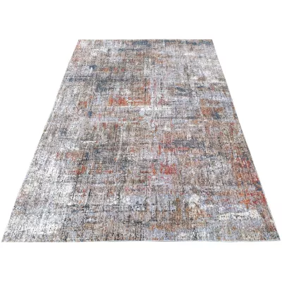 Stück Teppich 140x190 cm FRANCO - blau / grau