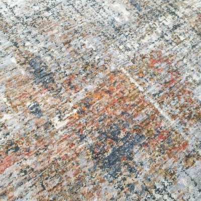 Stück Teppich 120x170 cm FRANCO - blau / grau