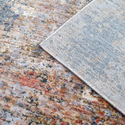 Stück Teppich 120x170 cm FRANCO - blau / grau