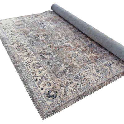 Stück Teppich 200x290 cm FRANCO - beige / blau