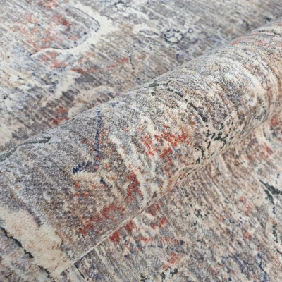 Stück Teppich 120x170 cm FRANCO - beige / blau