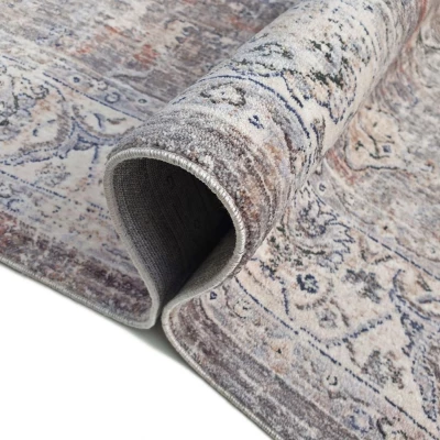 Stück Teppich 120x170 cm FRANCO - beige / blau