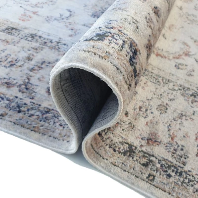 Stück Teppich 200x290 cm FRANCO - blau / beige