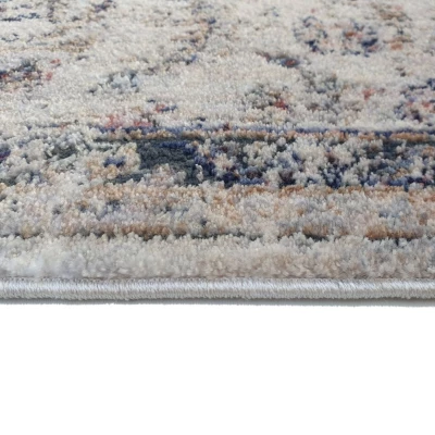 Stück Teppich 200x290 cm FRANCO - blau / beige