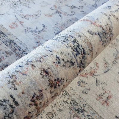 Stück Teppich 200x290 cm FRANCO - blau / beige
