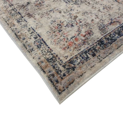 Stück Teppich 160x220 cm FRANCO - blau / beige